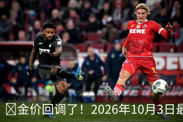 ‌金价回调了！2026年10月3日最新行情，明后两天或迎更大变盘‌